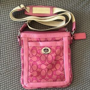Coach Pink Crossbody Bag
